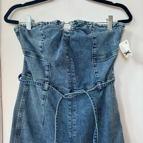 NWT Free People We The Free CRVY Femme Fatale Denim Jumpsuit 10 - Picture 10 of 15